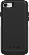 keeship Commuter Series Case For iPhone 8/7 (Not Plus) - Frustration Free Packaging - Black